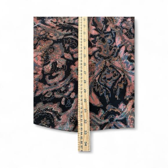 Peruvian Connection Dress M Fall Colors Fit & Flare Sustainable Comfortable - Picture 9 of 11